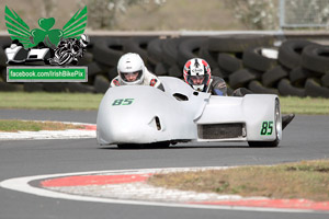 Philip McNally sidecar racing at Bishopscourt Circuit