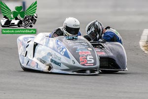 Peter O'Neill sidecar racing at Bishopscourt Circuit