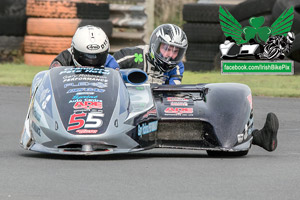 Peter O'Neill sidecar racing at Bishopscourt Circuit