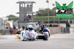 Peter O'Neill sidecar racing at Bishopscourt Circuit