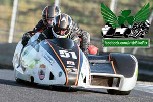 Daniel Rzeszutek sidecar racing at Mondello Park