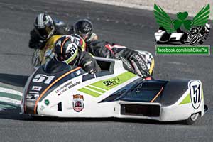 Daniel Rzeszutek sidecar racing at Mondello Park