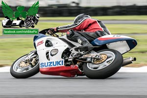 George Thompson motorcycle racing at Bishopscourt Circuit