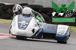 Fergus Woodlock sidecar racing at Bishopscourt Circuit