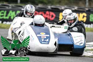 Fergus Woodlock sidecar racing at Mondello Park