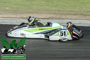 Sam Wright sidecar racing at Mondello Park