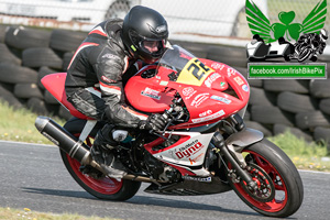 Mark Abraham motorcycle racing at Kirkistown Circuit
