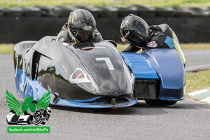 Siobhan Ardener sidecar racing at Mondello Park