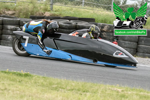 Siobhan Ardener sidecar racing at Mondello Park