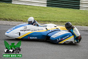 Siobhan Ardener sidecar racing at Mondello Park