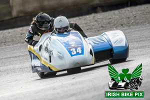 Siobhan Ardener sidecar racing at Mondello Park