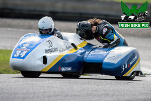 Siobhan Ardener sidecar racing at Mondello Park