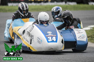 Siobhan Ardener sidecar racing at Mondello Park