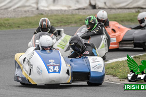 Siobhan Ardener sidecar racing at Mondello Park