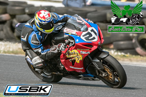 Aaron Armstrong motorcycle racing at Kirkistown Circuit