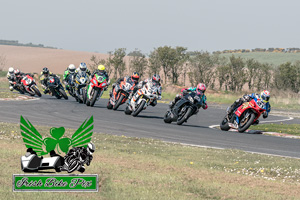 Aaron Armstrong motorcycle racing at Kirkistown Circuit