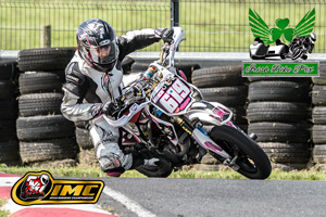 Nancie Armstrong motorcycle racing at Nutts Corner Circuit