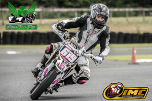 Nancie Armstrong motorcycle racing at Nutts Corner Circuit