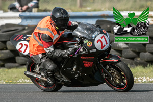 Dan Brewer motorcycle racing at Kirkistown Circuit