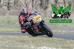 Kristen Burgess motorcycle racing at Kirkistown Circuit