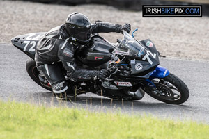 Martin Burnett motorcycle racing at the Mondello Park