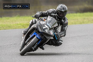 Martin Burnett motorcycle racing at the Mondello Park