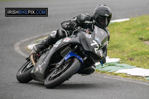 Martin Burnett motorcycle racing at the Mondello Park