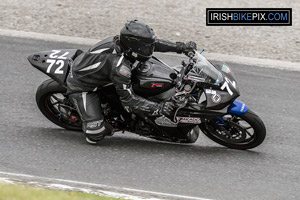 Martin Burnett motorcycle racing at the Mondello Park