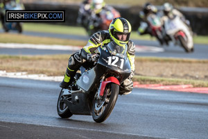 Nicholas Burns motorcycle racing at the Sunflower Trophy, Bishopscourt Circuit