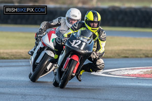 Nicholas Burns motorcycle racing at the Sunflower Trophy, Bishopscourt Circuit