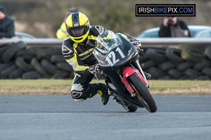 Nicholas Burns motorcycle racing at the Sunflower Trophy, Bishopscourt Circuit