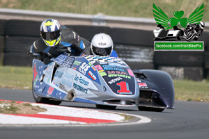 Brian Butler sidecar racing at Bishopscourt Circuit