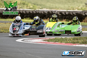 Brian Butler sidecar racing at Bishopscourt Circuit