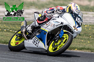 Jonny Campbell motorcycle racing at Kirkistown Circuit