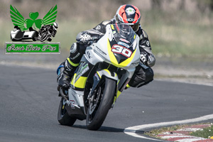 Ajay Carey motorcycle racing at Kirkistown Circuit