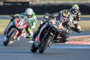 Ajay Carey motorcycle racing at the Sunflower Trophy, Bishopscourt Circuit