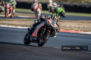 Ajay Carey motorcycle racing at the Sunflower Trophy, Bishopscourt Circuit