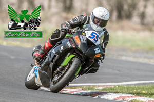 Ray Casey motorcycle racing at Kirkistown Circuit