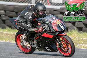 Robert Caulfield motorcycle racing at Kirkistown Circuit