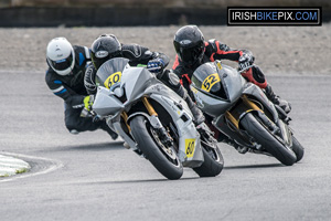 Darren Clarke motorcycle racing at Mondello Park