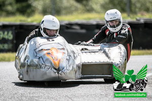 Frank Clarke sidecar racing at Mondello Park