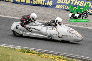 Frank Clarke sidecar racing at Mondello Park