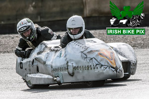 Frank Clarke sidecar racing at Mondello Park