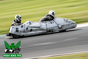 Frank Clarke sidecar racing at Mondello Park