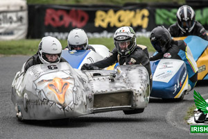 Frank Clarke sidecar racing at Mondello Park