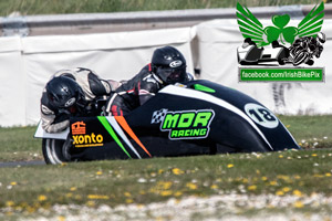 Mark Codd sidecar racing at Bishopscourt Circuit