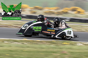 Mark Codd sidecar racing at Bishopscourt Circuit