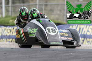 Mark Codd sidecar racing at Mondello Park