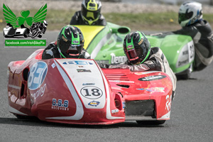 Mark Codd sidecar racing at Mondello Park