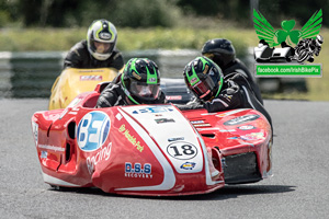 Mark Codd sidecar racing at Mondello Park